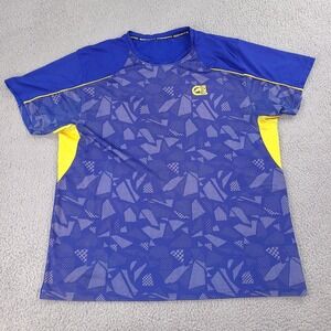 Ecko Function Shirt Mens XXL Blue Short Sleeve Stretch Logo Lightweight